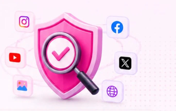 SatyaFind AI content verification illustration